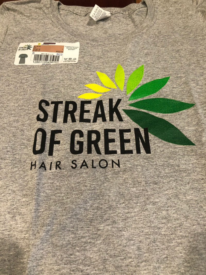 Streak Of Green T-shirt 2XL