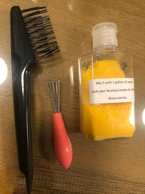Brush Disinfectant/Cleaner Combo Kit 2 Uses