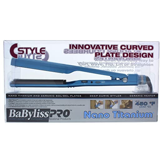 Babyliss Pro Nano Titanium Curved Flat Iron