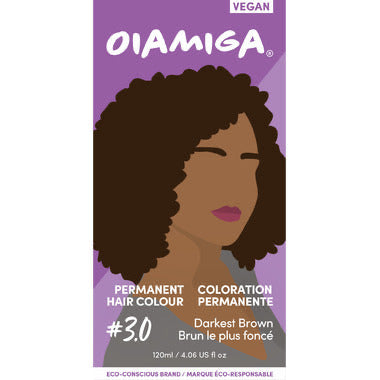 Oiamiga Permanent Home Colour Darkest Brown #3.0