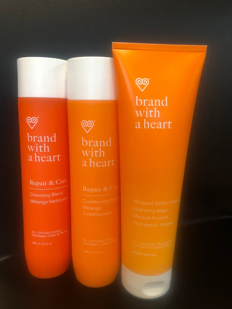 Brand With A Heart Gift Set-Repair and Care Trio