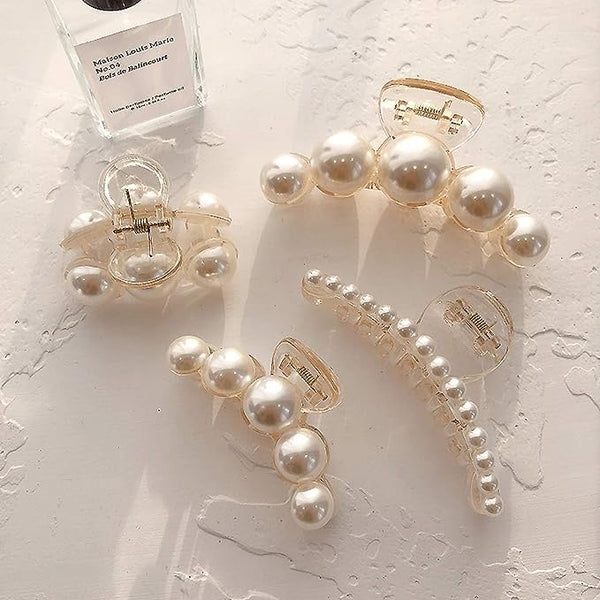 Pearl Jaw Hair Clips