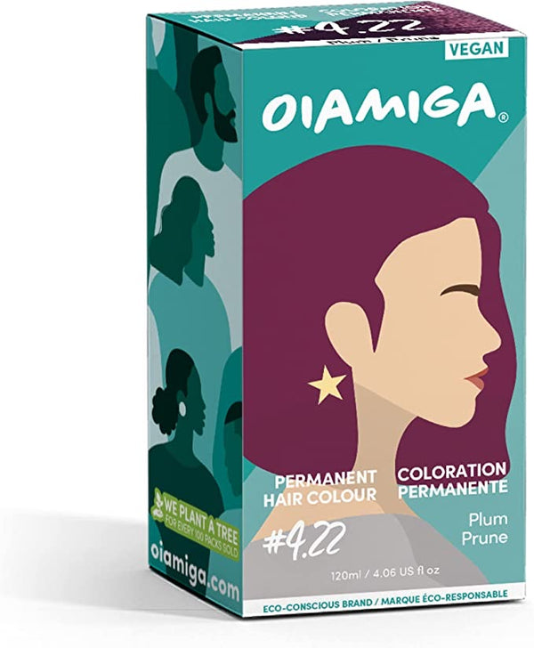 Oiamiga Permanent Home Colour Plum #4.22