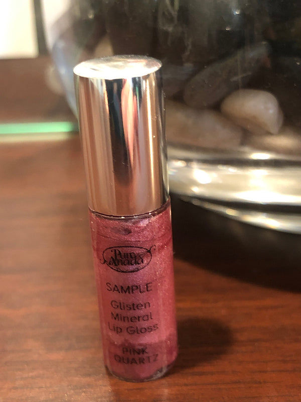 Pure Anada Glisten Lip Gloss in Pink Quartz Sample Size