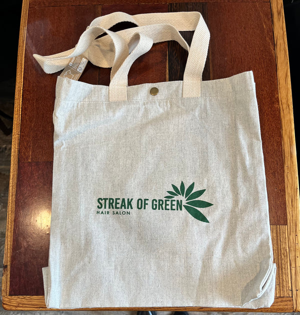 Streak of Green Reusable Bags