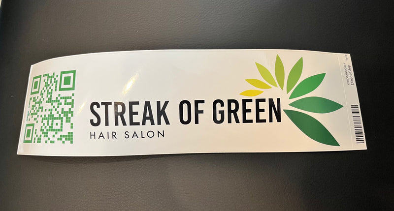 Streak of Green Bumper Sticker