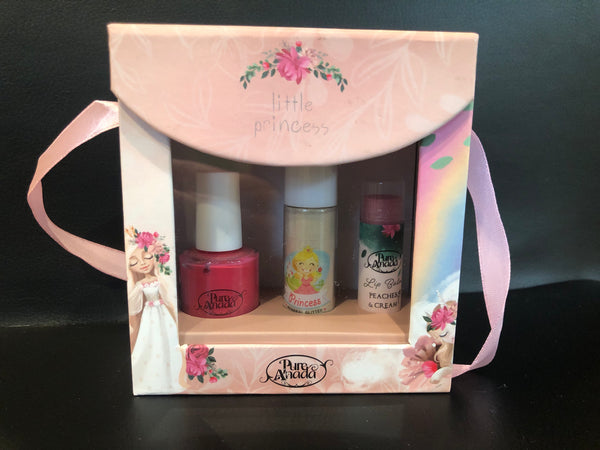 Pure Anada Princess Pack Peaches by & Cream with Little Lady Nail Polish