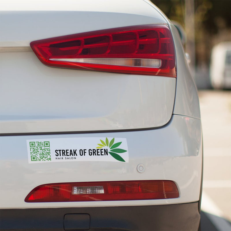 Streak of Green Bumper Sticker