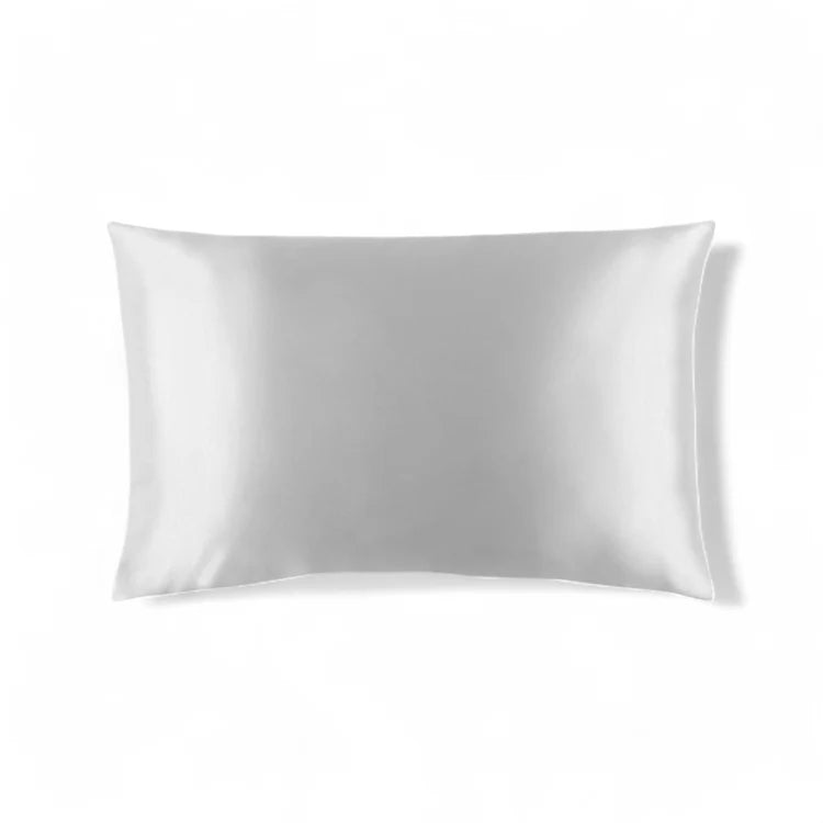 Honeylux Organic Silk Queen Pillowcase Light Grey(silver)