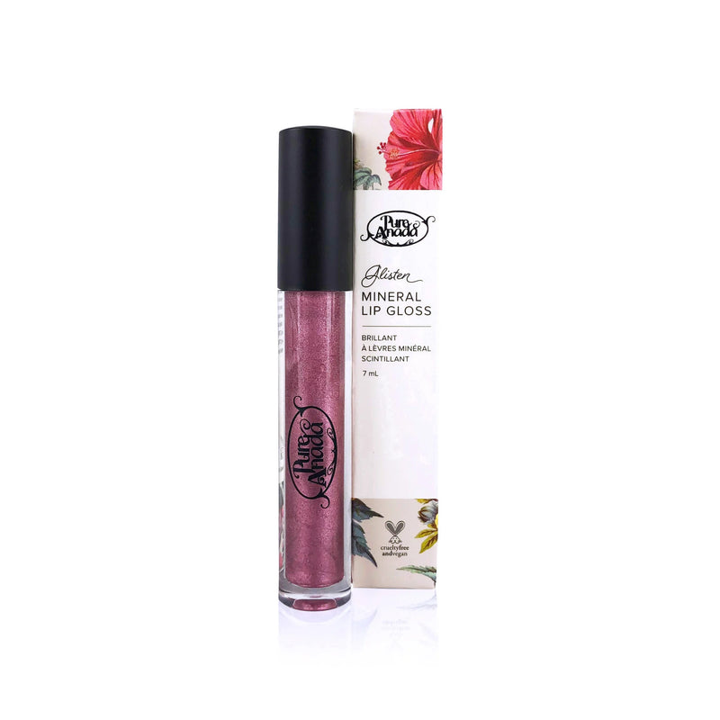 Pure Anada Glisten Mineral Lip Gloss Amethyst 7ml
