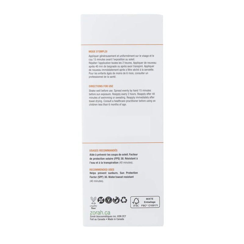 Zorah Tinted Sunscreen for Face SPF30