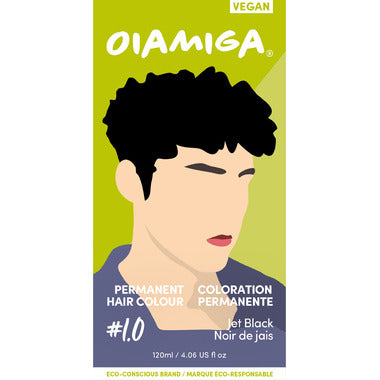 Oiamiga Jet Black #1.0 Permanent Hair Colour