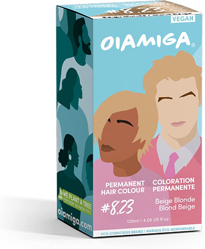 Oiamiga Beige Blonde #8.23 Permanent Hair Colour