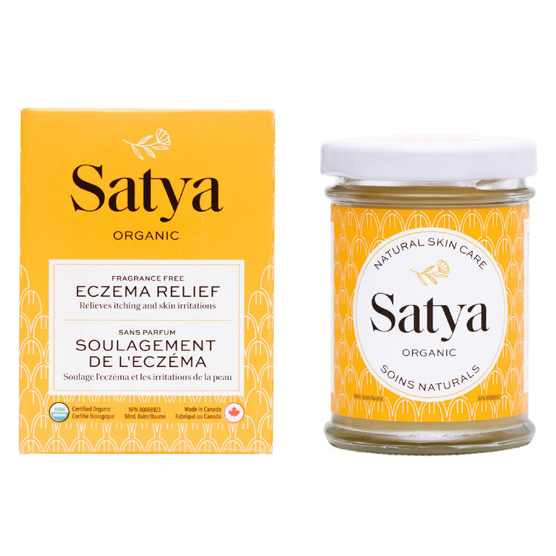 Satya Organic Eczema Glass Jar 58ml